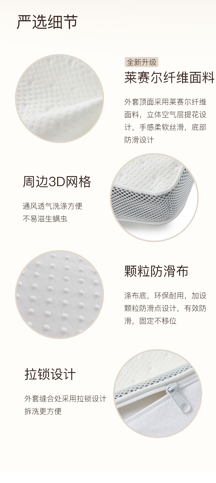 网易严选 泰国制造 天然乳胶床垫 1.5*2米*5厘米 图11