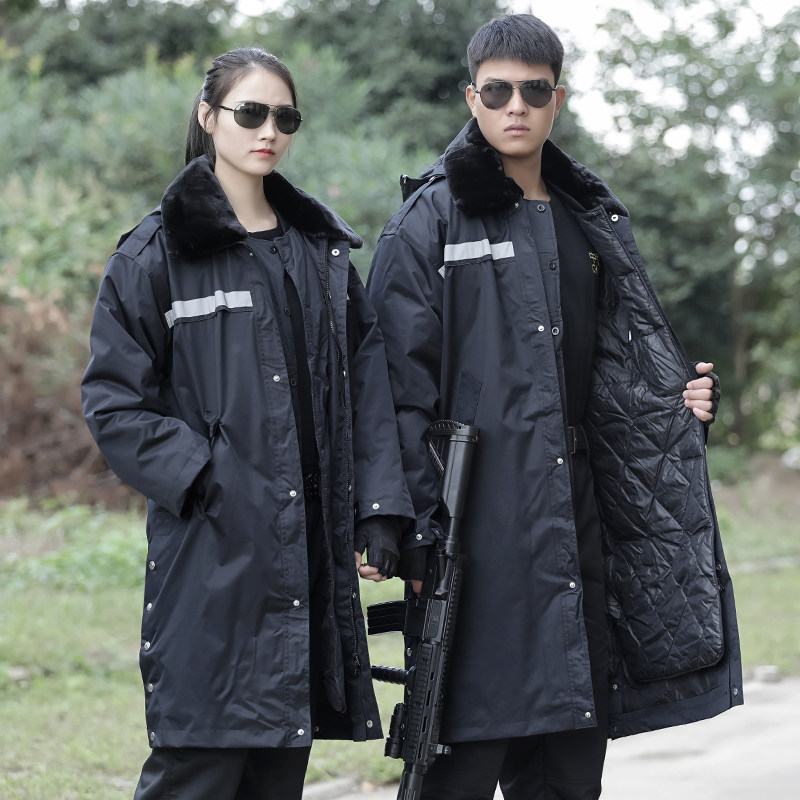 Military Cotton Great Coat Men Thickening warm for training security Northeastern cotton coat woman waterproof heavy duty Anti-cold jacket