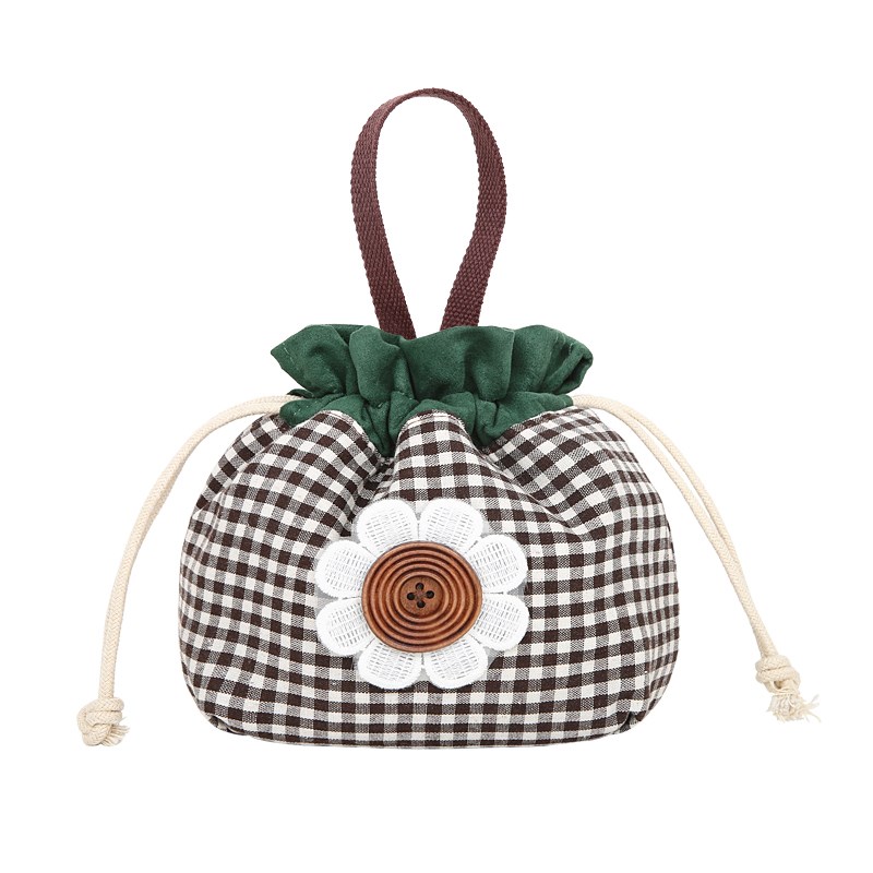 Cute mini - handbag female Han edition 2019 new handbag with canvas small bag personality fashion cloth harness pocket