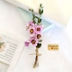 Fine Eucalyptus+Pink Lu Danbird Flower, дающий наклейки