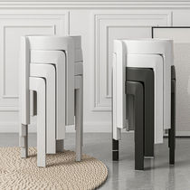 Xinjiang household stool thickened plastic stackable stack table bench windmill stool high round stool rubber stool