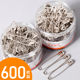 300 pieces of old-fashioned safety pins to fix clothing buckle pins, small/large/oversized paper clips, metal breastplates, paper clip buckle accessories, creative u-shaped rebate lock pins, clothing store tag hanging pins