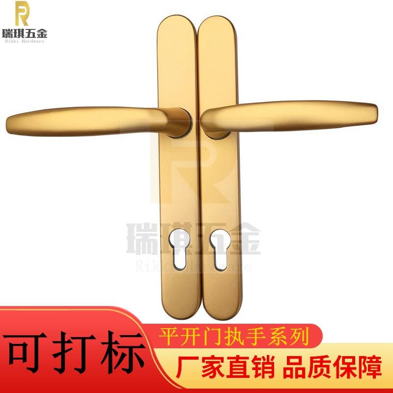 Non-HOPO good Bo door handle door lock swing door fingerprint handle lock oxidation panel lock broken bridge door luxury handle
