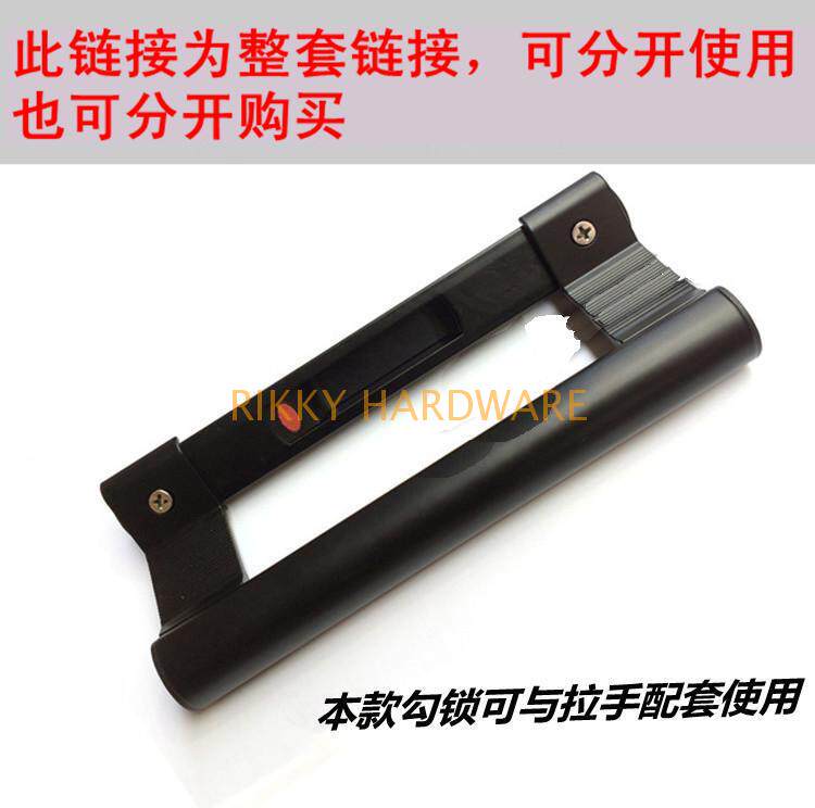 Push-pull door lock handle handle balcony kitchen floor-to-ceiling aluminum alloy window door open curved handle
