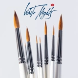 Акварель, мелки, пигментированная кисть, лайнер, Россия, ручная роспись