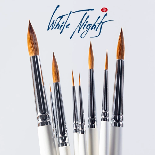 Акварель, мелки, пигментированная кисть, лайнер, Россия, ручная роспись