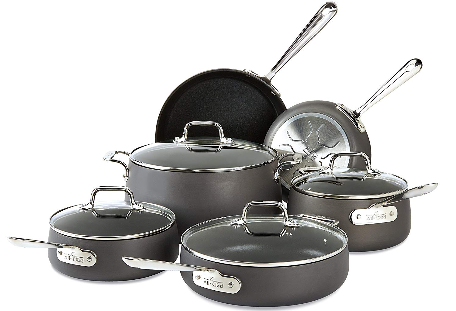 All-Clad E785SC64 HA1 hard anode oxidation does not adhere to PFOA cookware sets