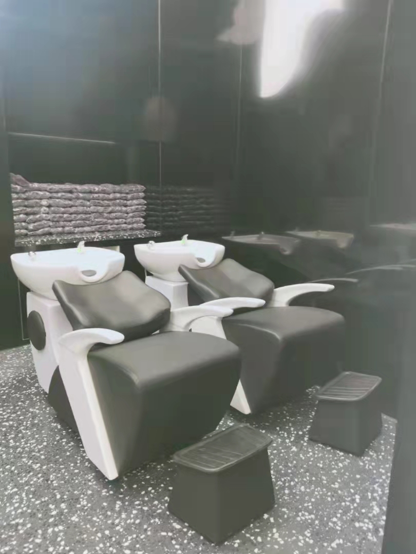 High-end barber hairdresser hairdresser hairdresser hairdresser hairdresser online red flushing bed head treatment bed