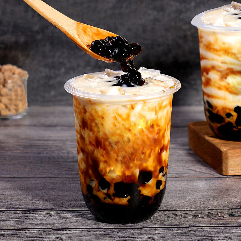 U Type Milk Tea Cup 90 Disposable Net Red Dirty Dirty Cup Thickened Injection Drink Deer Corner Alley Fatfat Cup With Lid Custom-Taobao