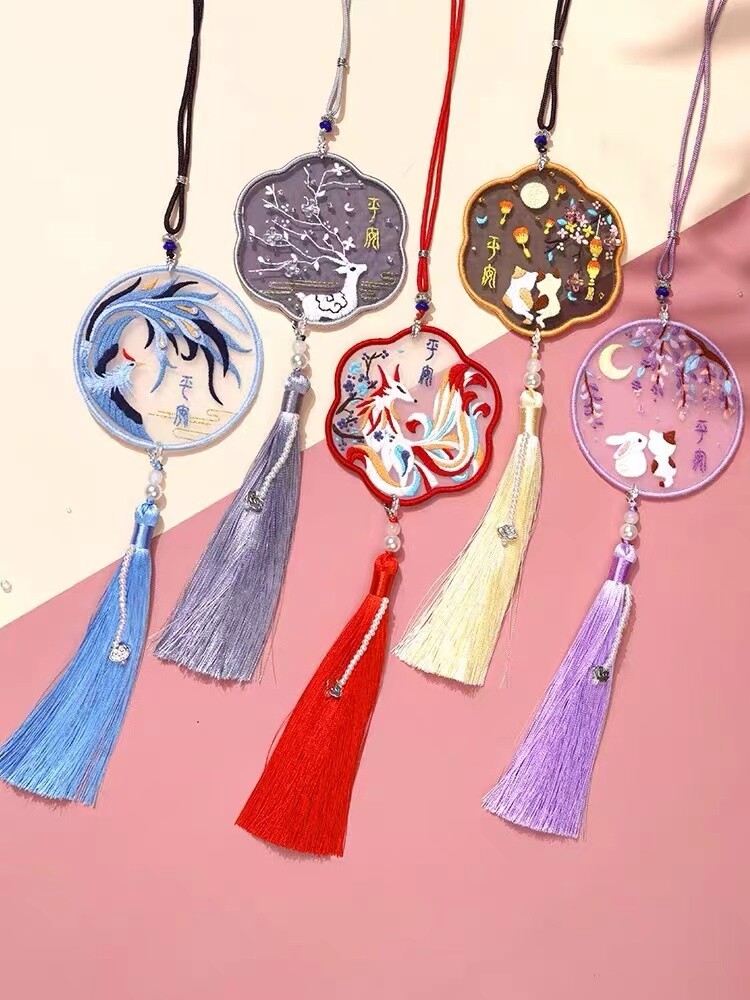 Embroidery amulet Diy safe and material bag handmade embroidered with boyfriend and creative gift