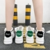 Giày cao nữ 2019 mùa thu Sinh viên Hàn Quốc hoang dã chụp hình đôi giày thủy triều tăng giày nước ngoài nhỏ màu trắng giày nữ - Giày cao gót