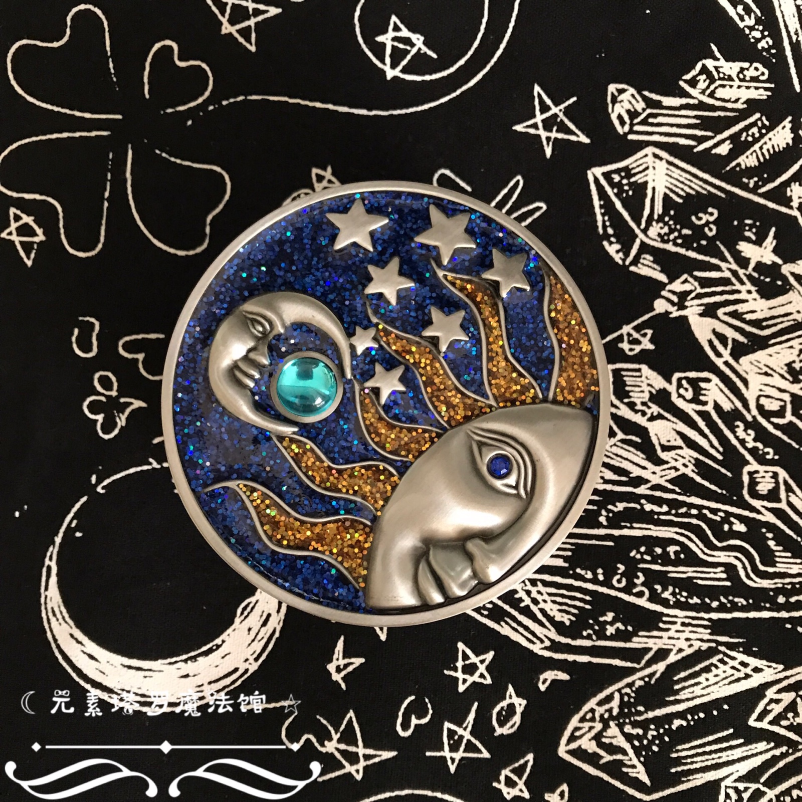 Ling Swing Box Original Star Lunar Ling Swing Box Imported Silver Ling Swing Box Integrated Suede Inner Lining Containing box