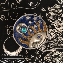 Lingshu box original star Moon pendulum box imported silver pendulum box integrated velvet lining storage box