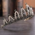 Cô gái mới Mũ nón rhinestone Crystal Crown Sinh nhật Trẻ em Nhiếp ảnh Phụ kiện Hiệu suất Princess Crown Girl Headband kẹp càng cua dài Phụ kiện tóc