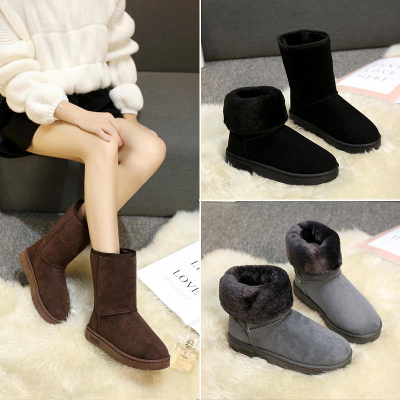 Bottes mi-saison femme RAREBLACKHORSE    - Ref 3250740 Image 1