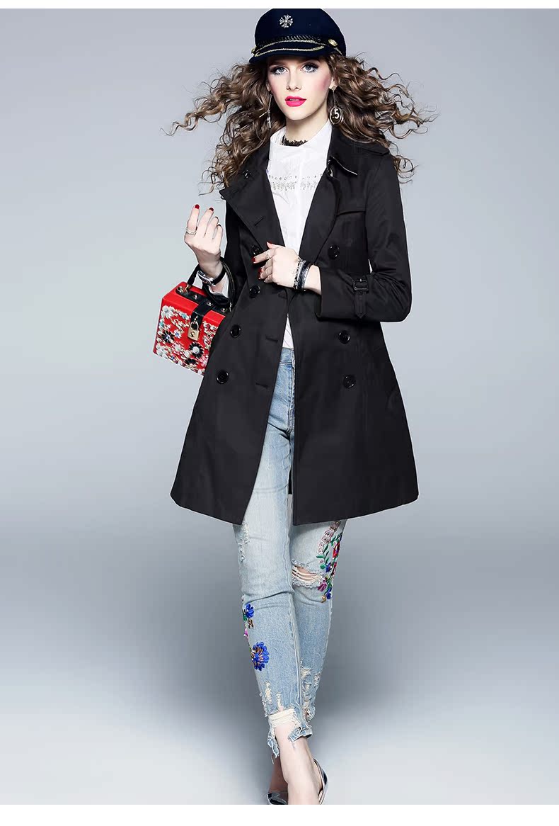 Trench pour femme en Coton - Ref 3227270 Image 21