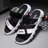 2021 new summer beach trend casual dual-use deodorant cool drag driving men's slippers outdoor wear leather sandals