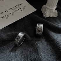 Girl ring single ring unmarried tail ring female niche design large index finger decoration single dog gift