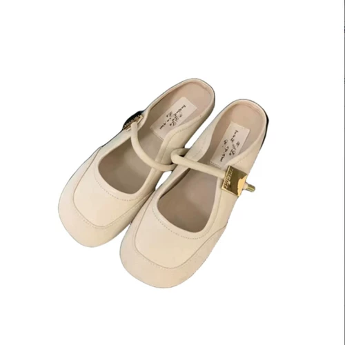 Тапочки, летняя обувь, универсальные туфли на плоской подошве, французский стиль, изысканный стиль