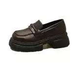 Tide, обувь в английском стиле на платформе для кожаной обуви, универсальные туфли, лоферы, в британском стиле