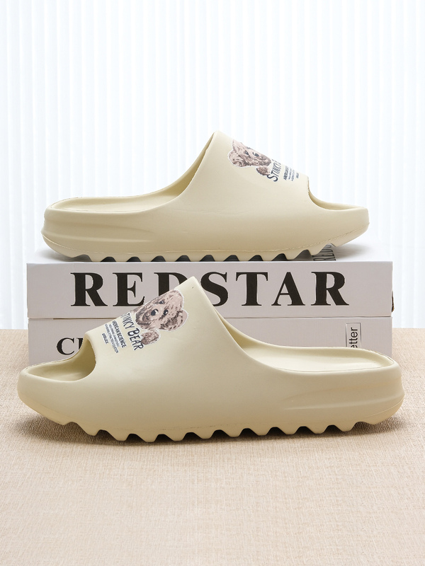 Women's Summer Outdoor Slippers 2023 New Thick-Soled Coconut Shoes with a Stepping-On-Clouds Feel, Non-Slip Beach Indoor Couple's Popular Sandals