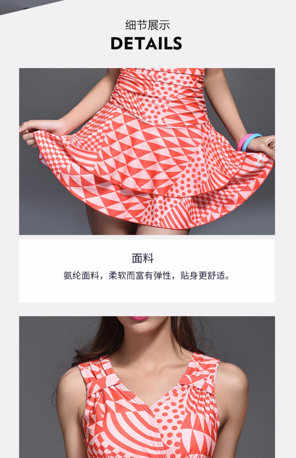 Đồ bơi nữ Li Ning bảo thủ suối nước nóng che bụng giảm béo Xiêm chuyên nghiệp gợi cảm váy thời trang ngực nhỏ tập áo tắm - Bộ đồ bơi One Piece đồ bơi liền thân
