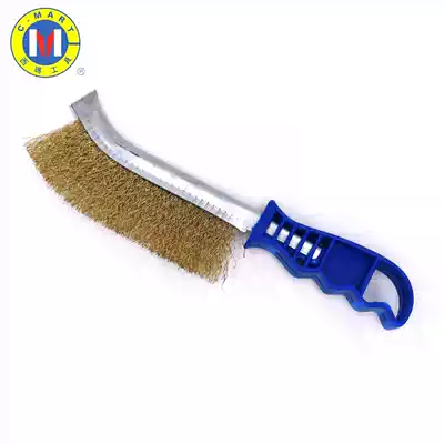 Xima knife wire brush Copper wire brush rust removal brush Household industrial metal surface rust removal