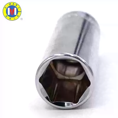 Xima C-MART Hexagonal long sleeve 3 8 extended outer hexagonal sleeve head Zhongfei 10mm manual sleeve