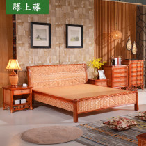 Southeast Asian solid wood vine bedroom Fuji double bed 1 8m vine art bed Holiday Inn Residence Vine Queen Bed