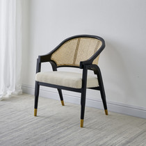 Nordic Solid Wood Cafe Restaurant Restaurant Cafe chair Slipper chair