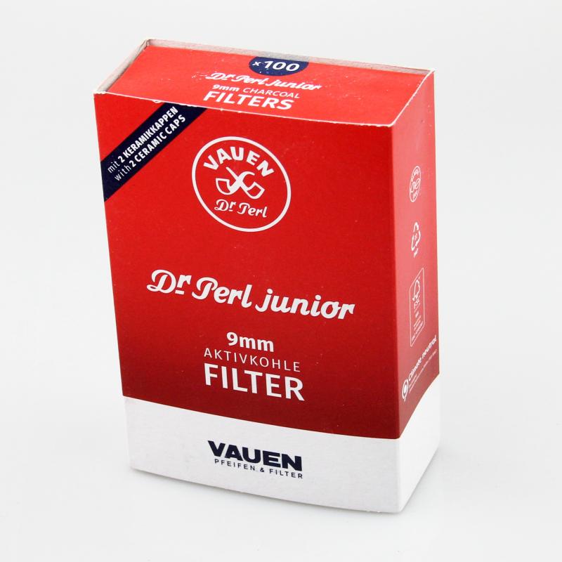 Germany Huayun VAUEN pipe core 9mm smoke core activated carbon filter core type cigarette holder with 100 capsules