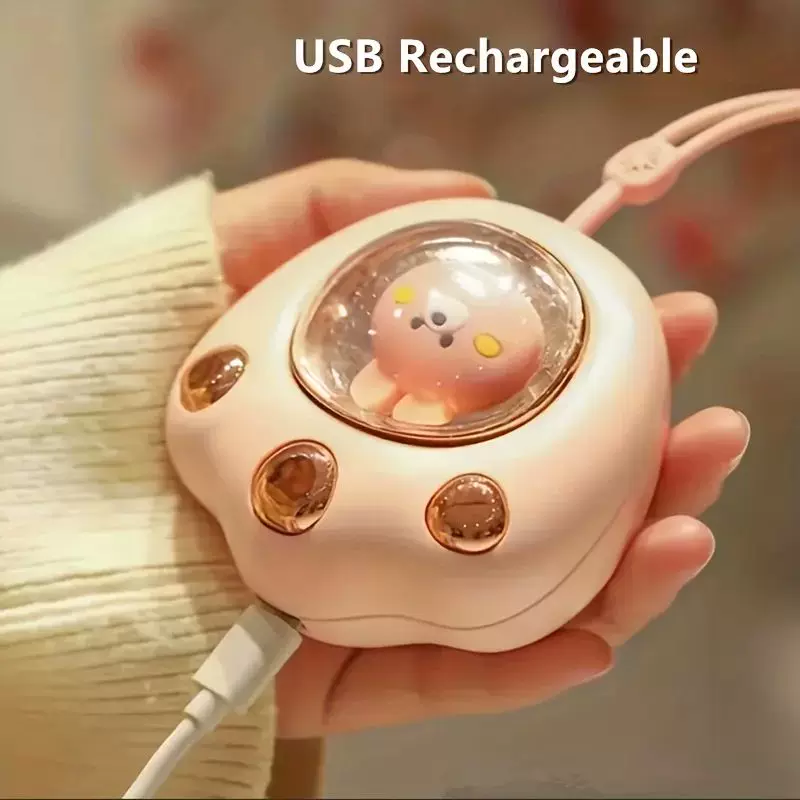 Электрический портативный согреватель рук 1200 мАч, USB-зарядное устройство, банк питания
