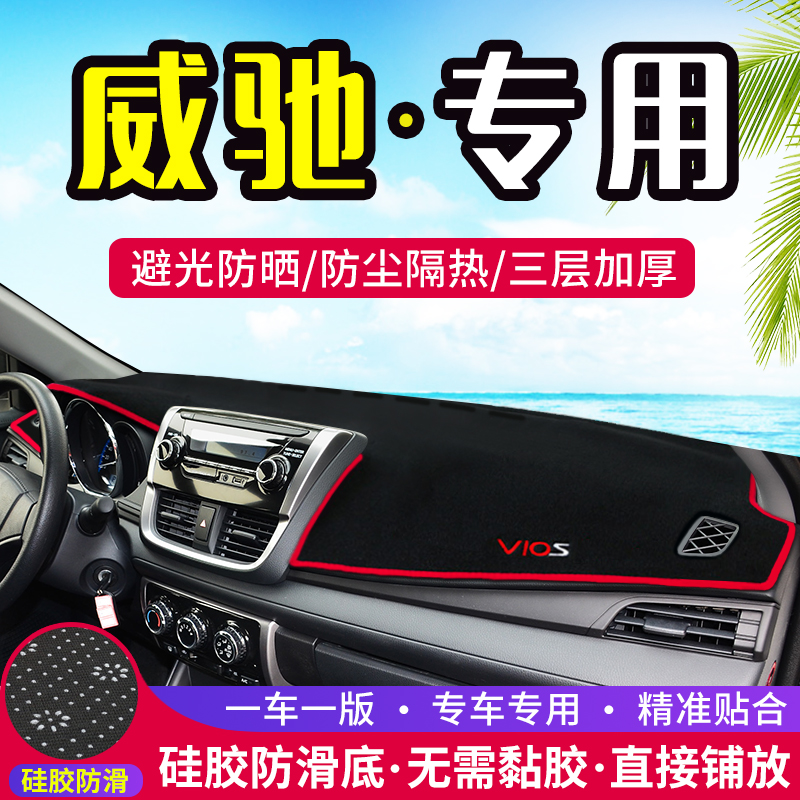 Suitable for Toyota Witch Auto FS medium control meter Photophobic Mat Retrofit Sunscreen Interior Decoration supplies