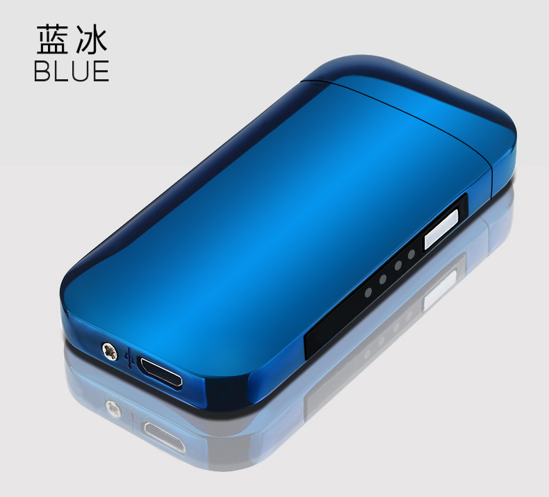 Màn hình điện đôi bật lửa sạc đôi sáng tạo usb điện tử thuốc lá nhẹ hơn cá nhân tùy chỉnh chữ ký LED bật lửa cổ