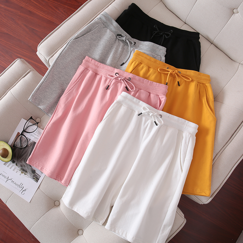 Women's Shorts 2026 Summer New Style Pure Cotton Casual Pants Xinjiang Cotton Belt Natural Waist Loose Sports Pants Women's Shorts 2026 Summer New Style Pure Cotton Casual Pants Xinjiang Cotton Belt Natural Waist Loose Sports Pants
