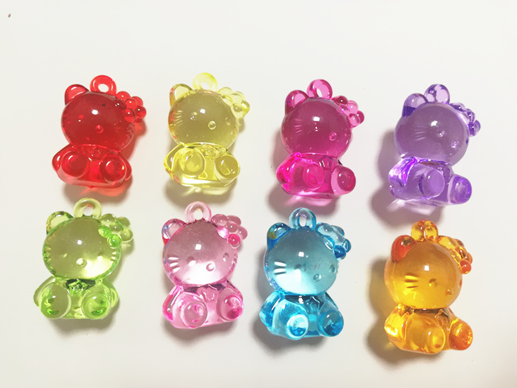Đồ chơi đá quý trẻ em acrylic kt mèo cô gái pha lê đính cườm công chúa nhỏ trang sức cho món quà của cô gái - Handmade / Creative DIY thiệp sinh nhật handmade