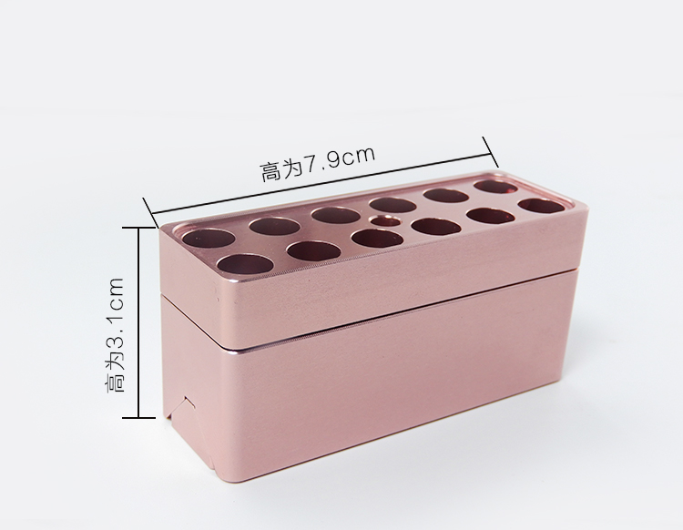 Khuôn son môi tự làm khuôn tự chế 9mm mài mòn mẫu nhôm mẫu son môi ống khí làm dụng cụ không đặt - Tự làm khuôn nướng khuôn bánh khọt