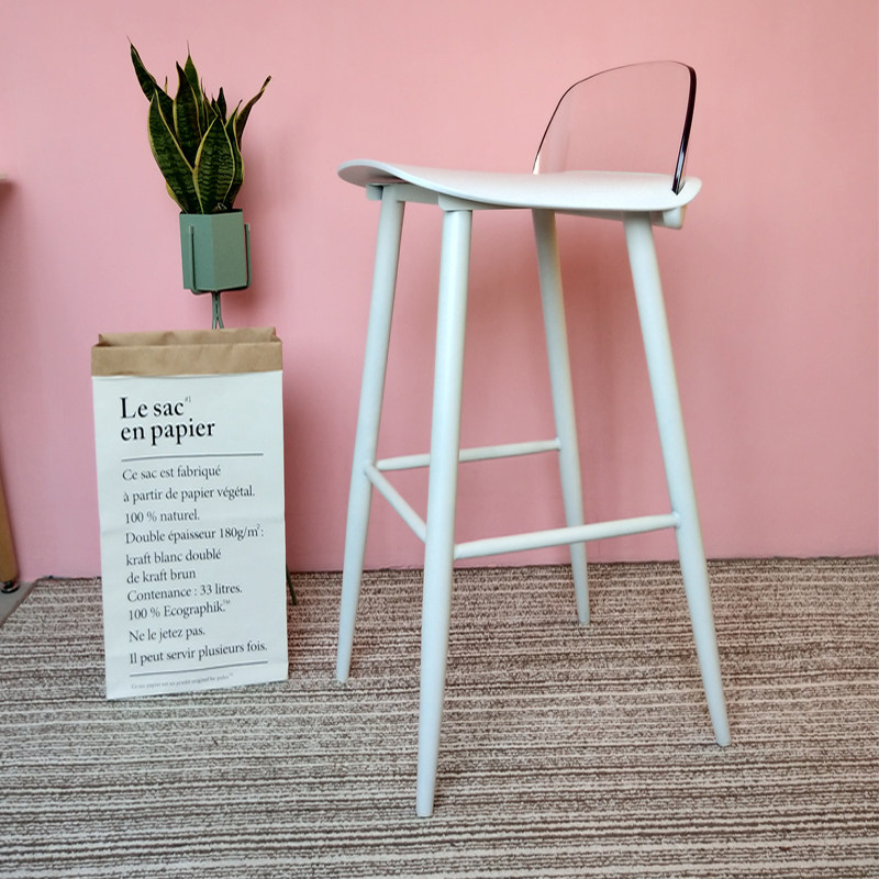 Nordic Danish Designer Bar Table Chair Iron Art Front Desk Bar Medecal Shop Bar Stool High Chair Stool High Bar Chair