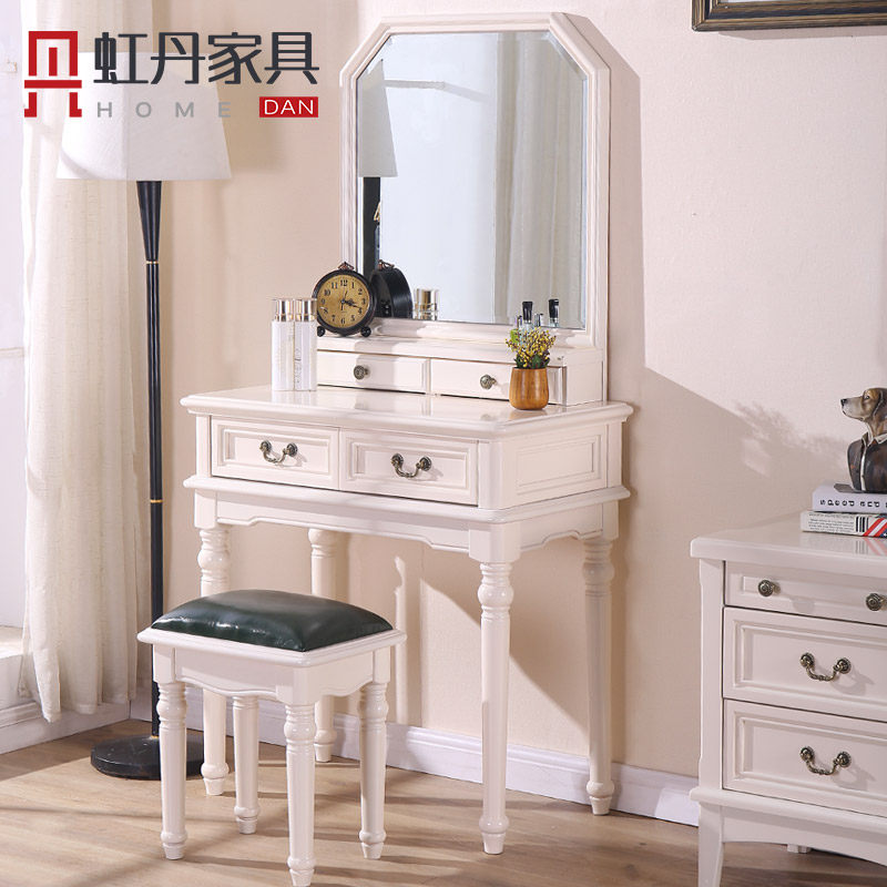 Iridescent 45 50 60 70 Makeup Desk 2021 New American style Wind Mini Type Composition Mini Makeup Table