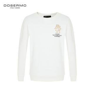 DOSERMO丹西摩男装秋字母印花轻奢圆领内搭卫衣061333701