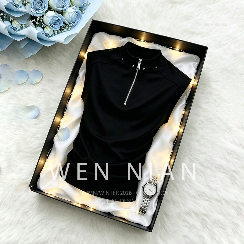 Korean Wen Nian High-End Functional Style Vest T-Shirt for Men 2026 Summer New American Style Sleeveless Top Undershirt Korean Wen Nian High-End Functional Style Vest T-Shirt for Men 2026 Summer New American Style Sleeveless Top Undershirt