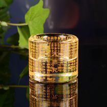 Zhanshan Qingfan ghee lamp holder Buddhist supplies home Buddha lamp long Ming lamp great sorrow heart chant crystal candlestick