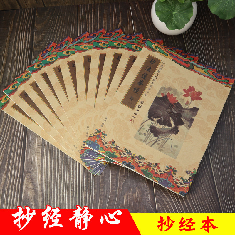 Inexplica Lianghua Jing's Transcript of the Sketch Pen Depictions of the Hand Transcript of the Chinese Calligraphy Hard Pen Character Post 1 set of 11 books