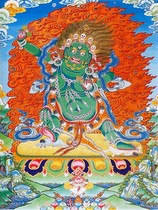 The bond is broken King Kong Dorje Nan Jiong Buddha Bodhisattva protector portrait picture photo paper double-sided plastic seal