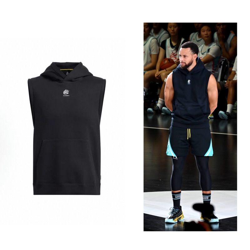 Under Armour Ua Curry Splash Fleece-Lined Hooded Basketball Sports Vest 1389483-001