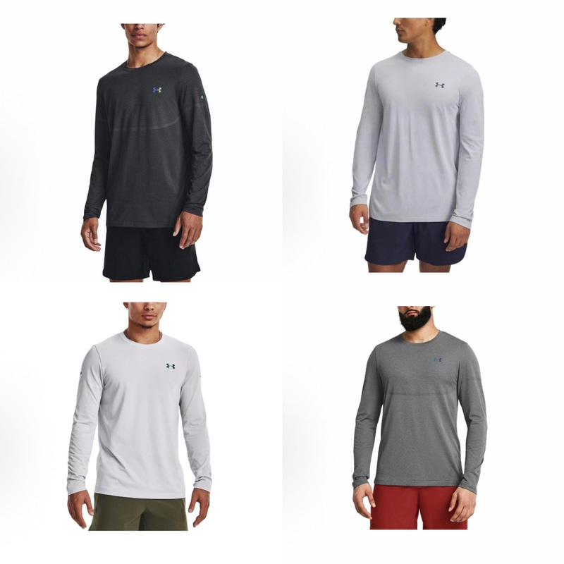Under Armour Ua Rush American Retro Sports and Leisure Training Long-Sleeved Shirt 1379282