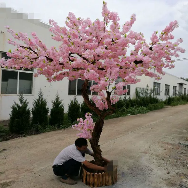 Mô phỏng mã hóa hoa anh đào mô phỏng cây hoa đào 影楼 cây anh đào giả trang trí cổng vòm - Hoa nhân tạo / Cây / Trái cây tuong cay gia