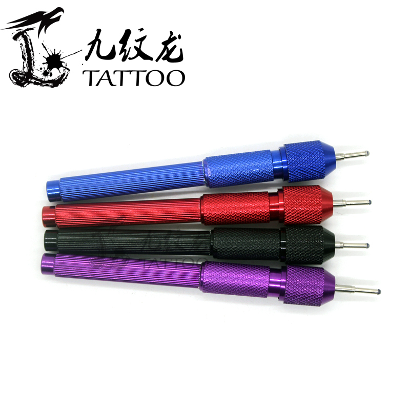 Nine-Pattern Dragon Tattoo Equipment, Special Transfer Ink Marker for Tattoos, Five-Color Tattoo Pen Pen Case and Refill