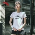 Quần áo ngắn tay Anta 2018 hè mới logo lớn thể thao giản dị áo thun thấm mồ hôi nữ 96828113 áo ba lỗ adidas nam Áo phông thể thao