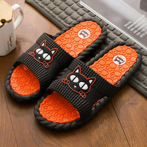 Slippers Male Summer Outer Wear Non-slip Indoor Bathroom Bath Couple Nets Red Silent Home Home Soft Bottom Massage Cool Tug